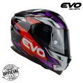 EVO AR-01 Radiant Full Face Dual Visor Helmet Motorcycle With Free