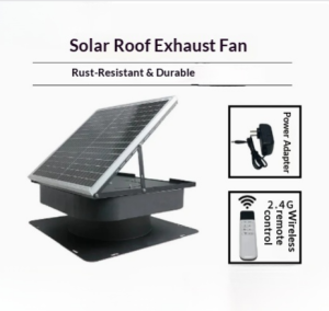 Solar Powered Roof Exhaust Fan - Industrial Roof Ventilator - Heat Dissipation Equipment