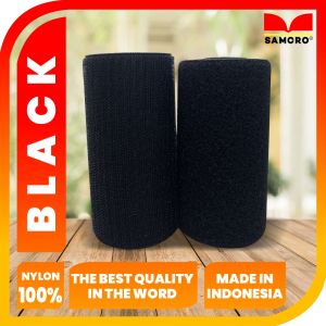 Velcro Magic Tape -Prepet-Perekat-Kretekan-Velcro Serba Guna-Velcro Samcro Reguler-Warna Black