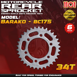 1101 Rear Sprocket For Kawasaki BC175/Barako 32T-51T Motorcycle Gears Made In Thailand High Quality