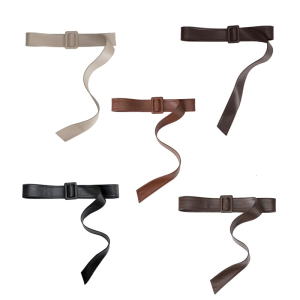 Classical PU Leather Cuff Strap for Women Men Adjustable Buckle Cuff Strap for Trenchcoats and Fashionable Jackets