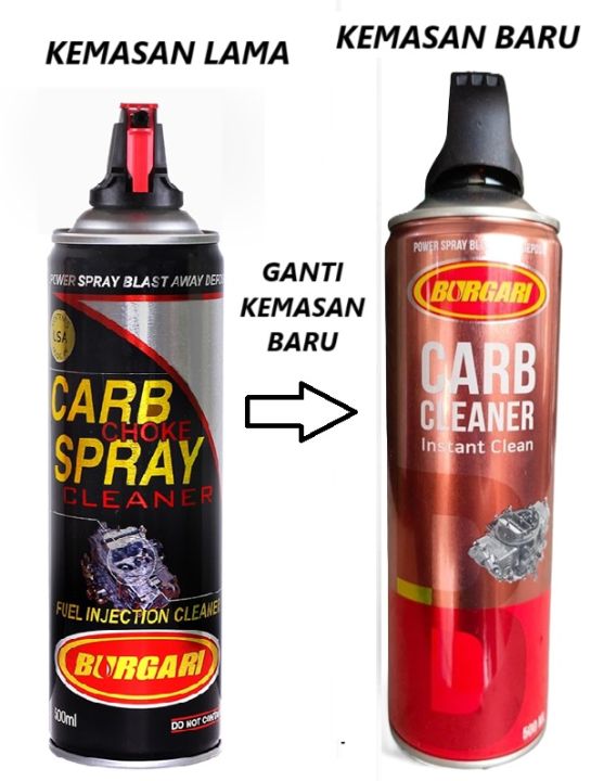 CARB CLEANER 500 ML - Carburator Cleaner and Injector Cleaner BURGARI - 500ml (Carb Clean / Pembersih Karbu)
