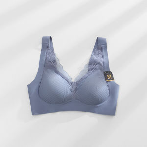 INTIMA Anti-Gravity Latex pad Bra untuk wanita lancar tanpa wayar Push Up pakaian Anti-kendur tidur Brallete Lingerie penuh-Cup Bras