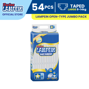 Twins Lampein Baby Diaper Jumbo Pack Large 54s