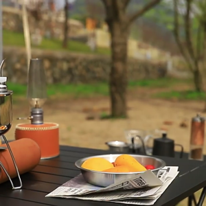 1.50L Stainless Steels Kettle Camping Stovetop Teapot Folding Handle Outdoor Water Jugs Bottle Hiking Kitchen Tableware