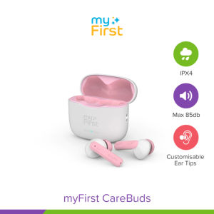 myFirst CareBuds - True Wireless Stereo for Kids TWS BT Headphones | Designed for Kids for Small Ear