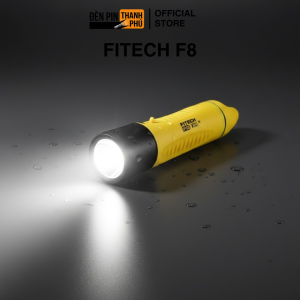 Đèn Pin Lặn Fitech F8 Độ Sáng 800lm - Bảo Hành Chính Hãng 12 Tháng