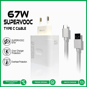 Charger Casan Oppo 67W A78 A98 RENO 7 8T 9 10 11 5G Spervooc Original Type C