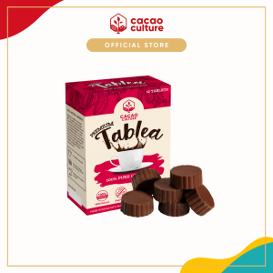 Pure Unsweetened Sikwate Tablea 144g - CACAO CULTURE - Premium Davao-Origin Cocoa Tablets