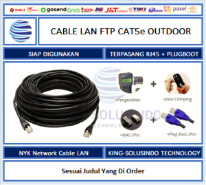 SPECTRA 25 Meter Kabel LAN Cat5 Cat 5 FTP Outdoor 25M