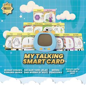 MY TALKING SMART CARD BY MY QALAM Anak Toys Belajar