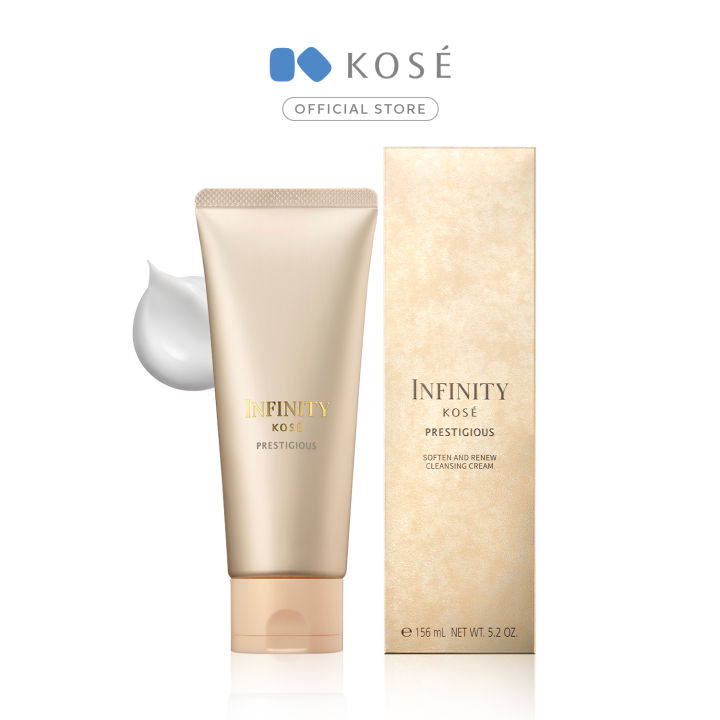 Kose Infinity Prestigious Soften & Renew Cleansing Cream 150gm Dry