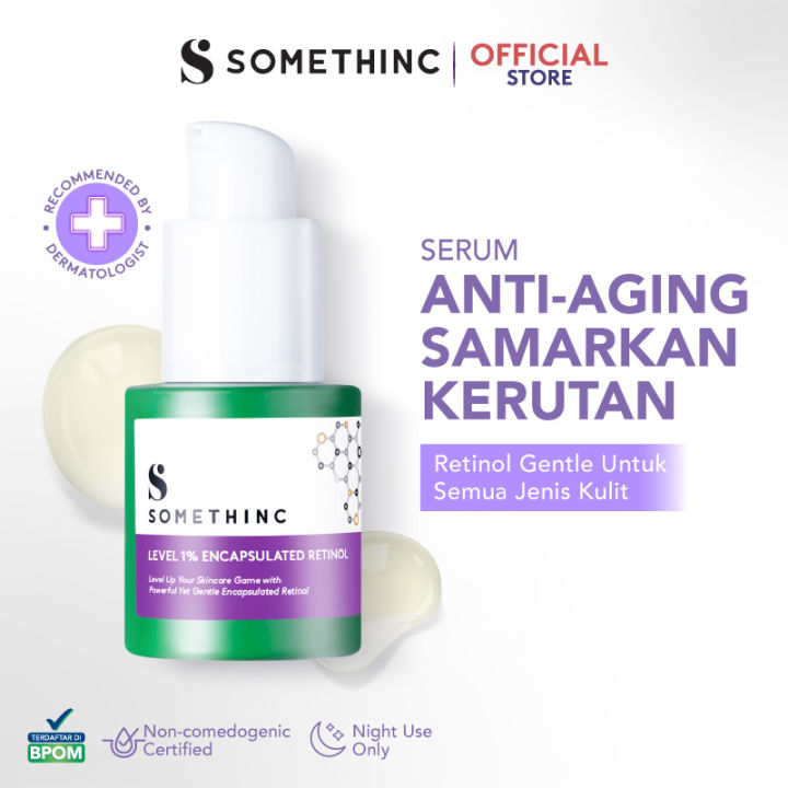 SOMETHINC Level 1% Encapsulated Retinol - Retinol Untuk Pemula & Semua Jenis Kulit