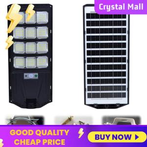 COD [Free Shipping] LED Motion Sensor Lights IP65 Waterproof Dusk To Dawn Solar Flood Lights with Remote Control for Yard Driveway Parking