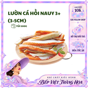 [HỎA TỐC HCM] Lườn cá hồi Nauy (3-5cm) 500G