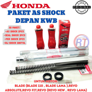 PAKET AS SHOCK DEPAN KODE KWB HONDA UNTUK MOTOR BLADE (BLADE 110BLADE LAMA ) REVO ABSOLUTE REVO FIT