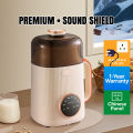 Soy Milk Maker Portable Blender Multi-Function Cup 1.5L | Juice | Rice Paste | Porridge | Self Clean. 