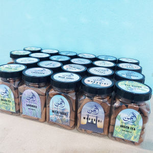 Dupa Kerucut Hajar Aswad Toples Premium isi 50 PCS | AIMAN AROMATIC