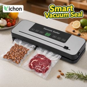 Vacuum Sealer Machine Automatic Smart Touch Dry Wet Mode Food Storage Vacuum Packing Heat Seal Kitchen Use