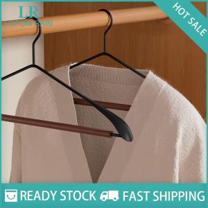 LF Wholesale✨Flash Sale ✨ Thickened Wide-shoulder Beech Iron Suit Hanger Seamless Non-slip Paint Metal Hanger Home Hotel Dry And Wet Dual-use Hange