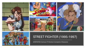 32GB USB Flash Drive with STREET FIGHTER (1995-1997) ANIMATED Cartoon TV Series Complete 2 Seasons English Audio with Free Surprise Gifts