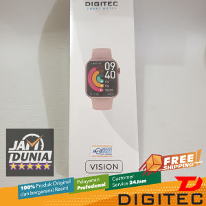 DIGITEC ORIGINAL SMARTWATCH PRIA SMARTWATCH WANITA DIGITEC VISION PK - MEN WOMEN TR - RESIN BAND - PINK - JAMDUNIA / JAM DUNIA JD18 # JAM TANGAN PRIA JAM TANGAN WANITA JAM TANGAN SMARTWATCH $ DIGITEC VISIONPK JAM TANGAN DIGITALS003