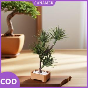 CANAMEK✨ 1 cái vi cảnh quan vườn cây cảnh trang trí 1 12 Dollhouse mô phỏng cây thông cây xanh cây bonsai mô hình cảnh trang trí