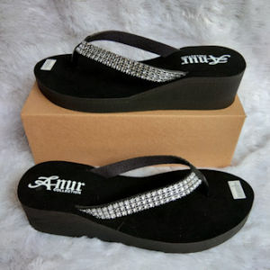 ANUR - sandal wanita sehari hari murah terbaru jepit permata