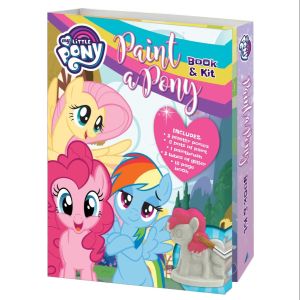 My Little Pony Paint A Pony Book And Kit Boxset Includes 3 Pony Plaster Models Art Supplies for Painting and Book
