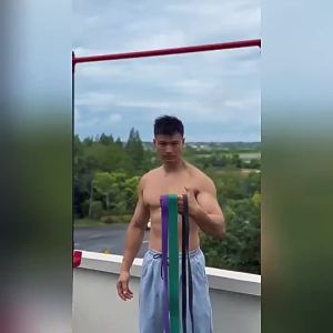 Resistance band TPE Elastic Band Strength Track and Field Trainer Power Band Exercise Fitness Elastic Rope Stretch Rope Yoga