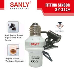 Fitting Lampu Sensor Cahaya Otomatis Untuk Segela Lampu Fiting Sensor E27