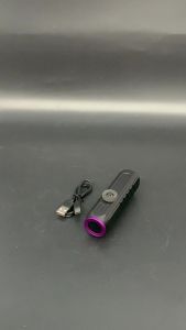 365nm UV LED Flashlight Rechargeable Black LightUrine Detector Scorpion Finder Resin Curing Lamp Aluminum Alloy Wood Lamp Detection Money Authenticator Bed Bug Finder