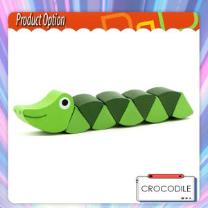 [Little B House] Colorful Wooden Worm Flexible Twisting Caterpillar Montessori Toy 木制扭扭虫 Mainan Ulat Kayu - BT83