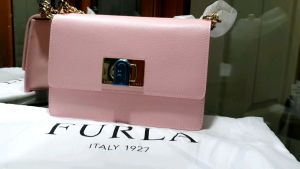 FURLA 1927 Mini Crossbody ของแท้ กระเป๋าแบรนด์ Italy Rosa Chiaro H Flap