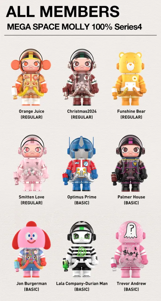 Local Delivery] POP MART MEGA SPACE MOLLY 100% Series4 Blind Box