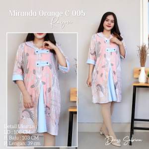 LDO Dress Wanita Dewasa / Daster Sabrina Rayon Banyak Motif