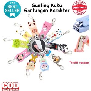 (BISA COD) PROMO Gunting Kuku Karakter Lucu Cartoon Nail Clipper Manicure Pedicure Souvenir Gantungan Kunci / Gunting Kuku Anak Lucu / Souvenir Aksesoris