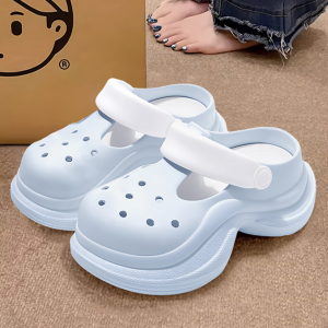 LOFAVER - IDS859 Sandal Wanita Lucu EVA Material Densain Yang Compact Nyaman digunakan