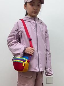 Túi đeo hông màu sắc Dopamine thời trang ngoài trời lululemon Ba lô leo núi di động chống nước thiết kế tương tự