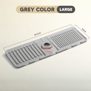 [1PC] Little Carpenterr Alas Penghalang Sinki Alas Percikan Air Water Catcher Kitchen Faucet Drainer Pad Sink Silicone