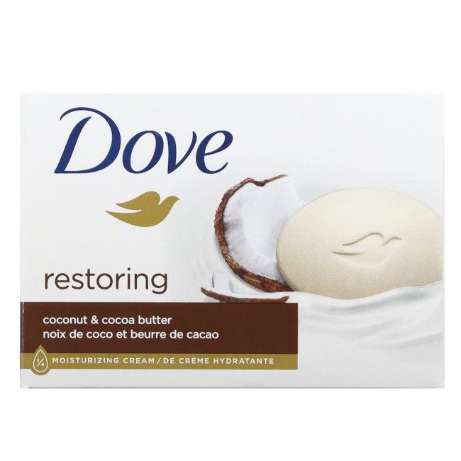Dove, Restoring, Coconut & Cocoa Butter, 1 Bar, 106 g Each, Does Not