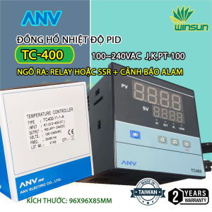 Đồng hồ nhiệt độ PID ANV TC-400 96x96mm RELAY hoặc SSR 220VAC