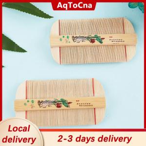 [COD] AqToCna Ship within 24 hours Double Sided Handmade Lice Comb Remove Itching Scraping Head Flea Cootie Comb