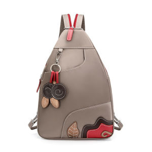 HFH Large Capacity 3 Way Convertible Backpack Tote Bag Crossbody Bag Casual Travel Bag Toray High Density Microfiber Fabric