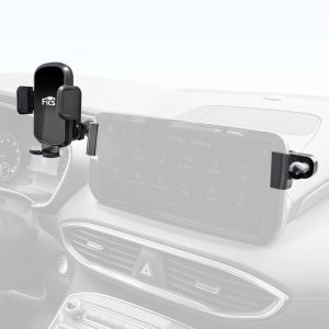 FICS Phone Holder for Hyundai Santa Fe  2022 2023 Upper Trims with Wide Screen – Custom-Fit Mount for Seamless Display Integration Interior Accessories for Navigation Use Stable Driving View