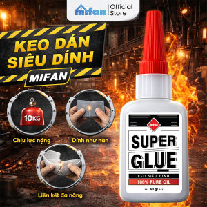 Keo Dán Siêu Dính Đa Năng Mọi Chất Liệu Cực Mạnh - Dán Gỗ Thuỷ Tinh Kim Loại Sắt Gốm Sứ Nhựa Vải - HÀNG LOẠI 1