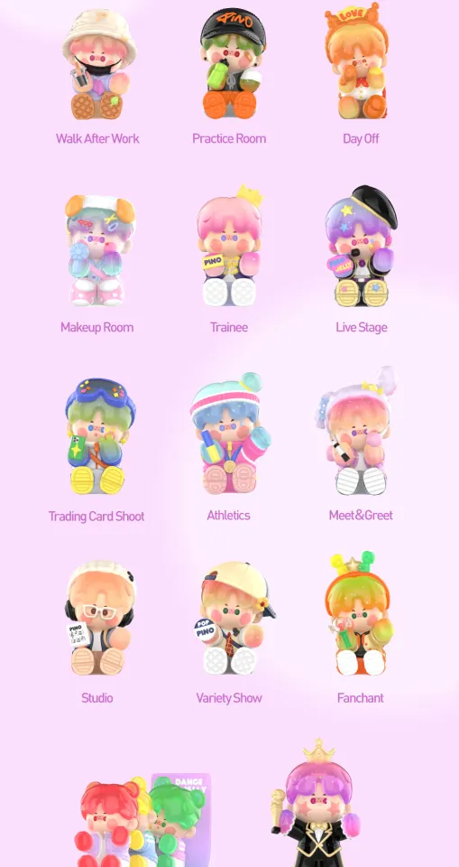 POP MART PINO JELLY Star Project Series Figures Blind Box | Lazada