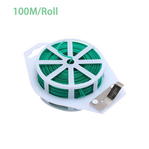 100M/Roll Garden Twist Tie Wire With Cutte for Plants Garden Twist Ties flowers Climbing