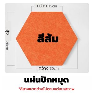 แผ่นปักหมุด แผ่นติดรูป แผ่นติดผนัง แผ่นปักหมุด DIY สำหรับ ติดรูป ทรงหกเหลี่ยม แต่งห้อง แผ่นแปะผนังตกแต่งห้อง แผ่นกำหมะหยี่ผ้าสักหลาด