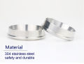 NEOUZA 51mm 53mm 58mm Stainless Steel Coffee Espresso Dosing Funnel Ring Catcher Fits for Espresso Barista  Filter Basket Portafilter. 